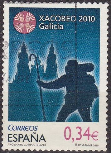España 2010 4565 Sello º Xacobeo Galicia Año Santo Compostelano Timbre Espagne Spain Spagna